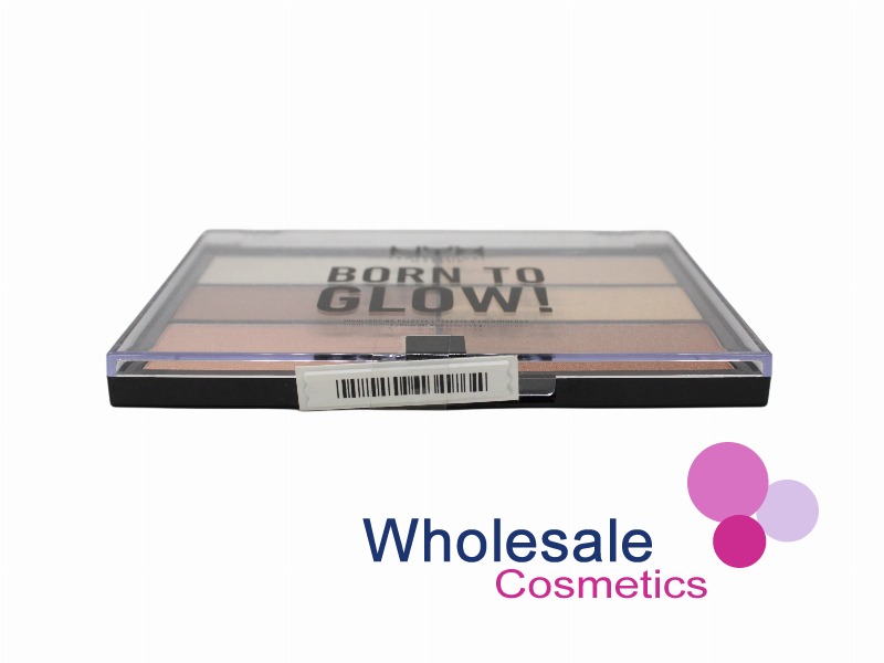 9 x NYX Professional Makeup Born To Glow Highlighting Palette - 01